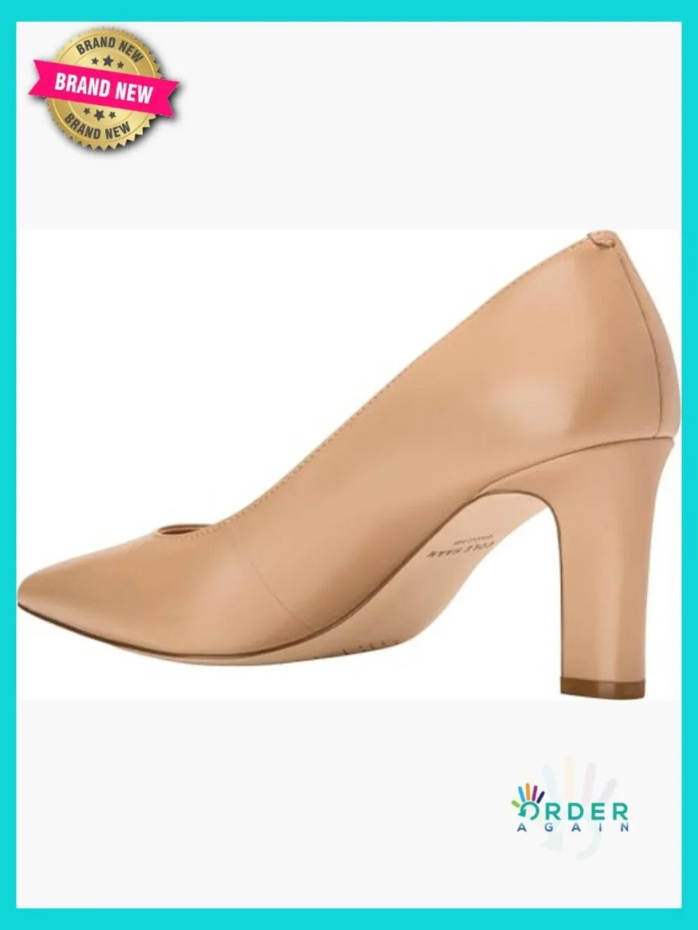 Classic Stiletto Pump with Foam Sock Liner for Comfort Pointed Toe 75mm Heel